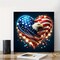 4Th of July Diamond Painting Kits for Adults,Independence Day Diamond Art Kits Round Full Drills,Amercia Eagles Diamond Dots Paint with Diamonds for Holiday and Home Wall Decor 14X14 Inch